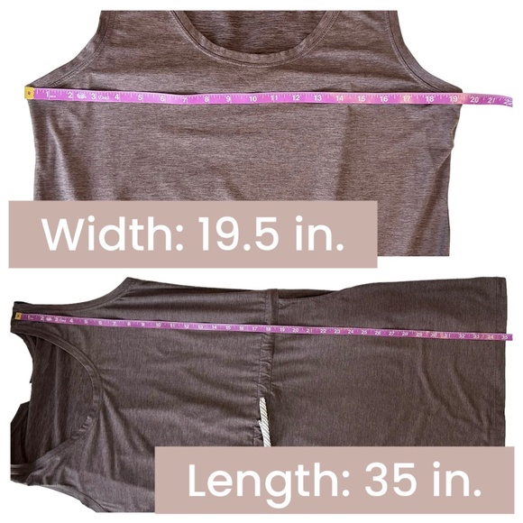 Women's | Members Mark | Plum Heather Soft Stretch Pullover Drawstring Dress - L - Picture 6 of 7